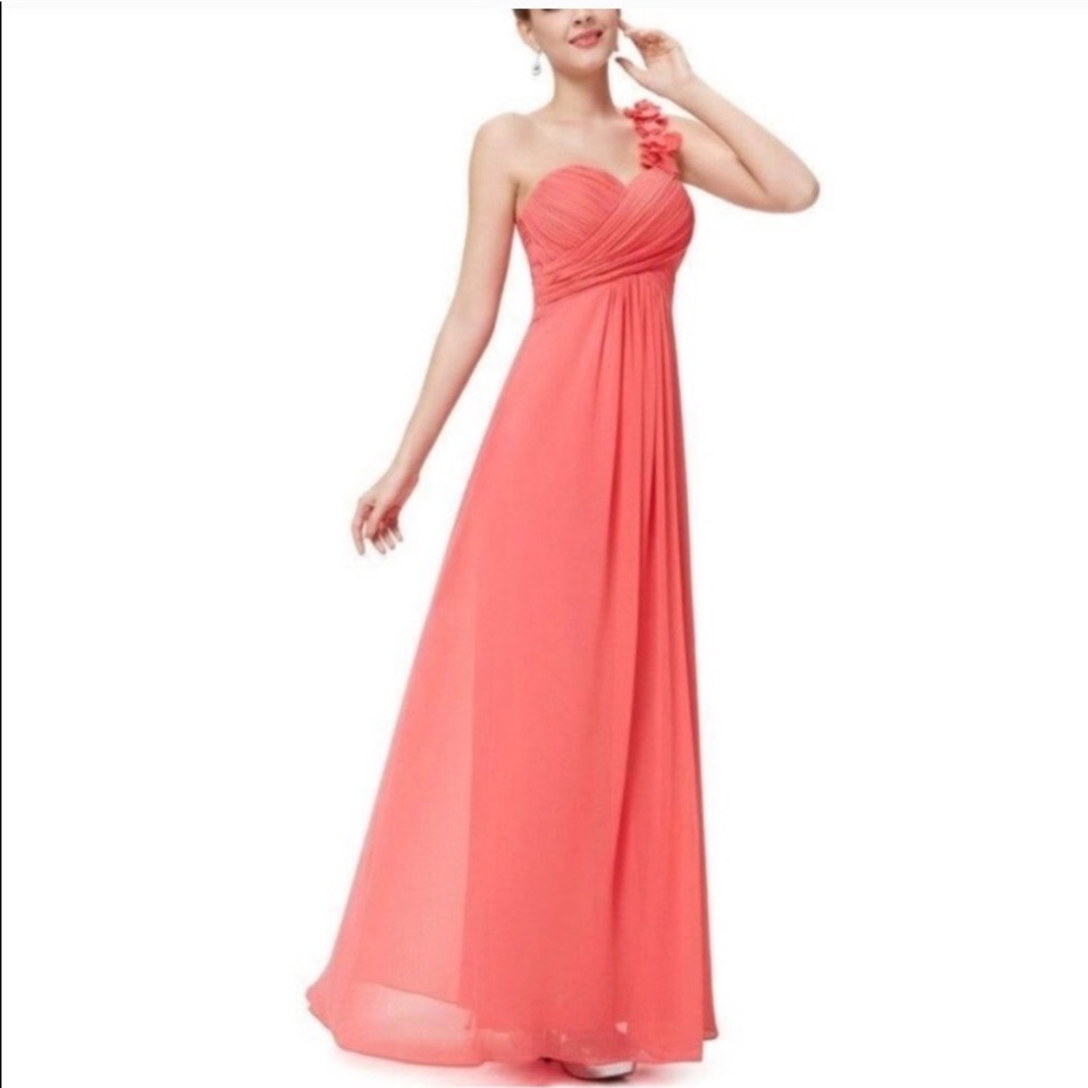 STAR BOX Coral Long Maxi Bodice Floral Strap